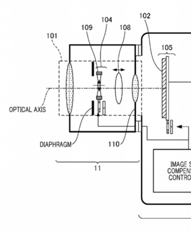 Canon Patent Application: IS unit with better control over vignetting