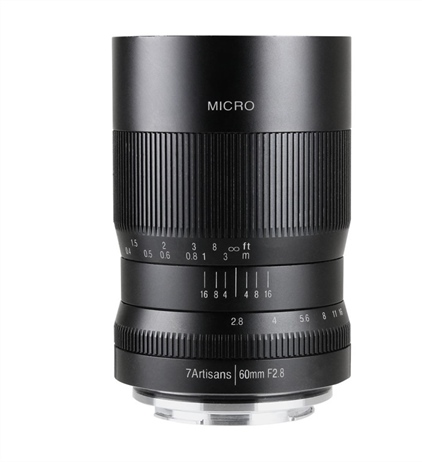 7Artisans announces the 60mm 2.8 Macro for the EF-M mount