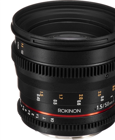 Deal: Rokinon 50mm T1.5 AS UMC Cine DS Lens for Canon EF Mount