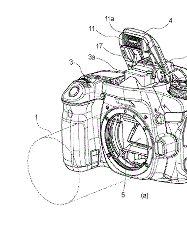 Canon Patent Application: LED lights included in Pop-up Flash