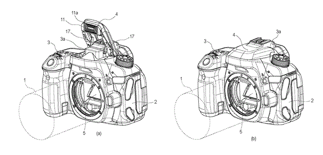 Canon Patent Application: LED lights included in Pop-up Flash