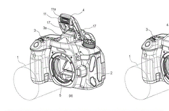 Canon Patent Application: LED lights included in Pop-up Flash