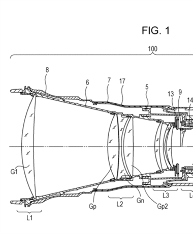 Canon Patent Application: Yet another super-telephoto patent