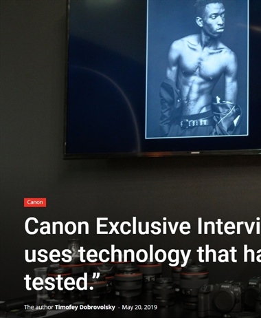 Interesting interview from a Canon Russia marketing head