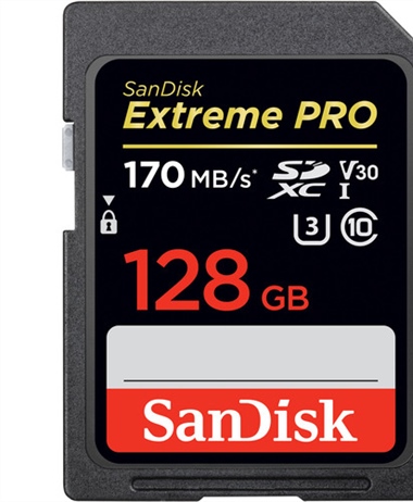 Deal: Sandisk 128GB Extreme PRO SDXC Memory cards