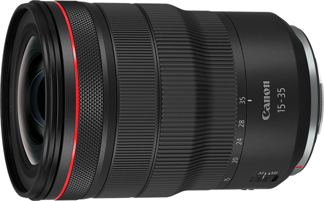 The 15-35mm and the 24-70mm Canon RF lenses are coming soon