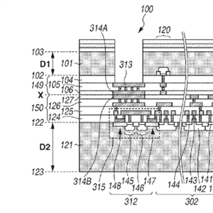 Canon Patent Application: Stacked image sensors