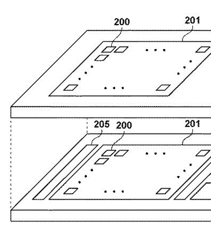 Canon Patent Application: Stacked sensor with memory patent