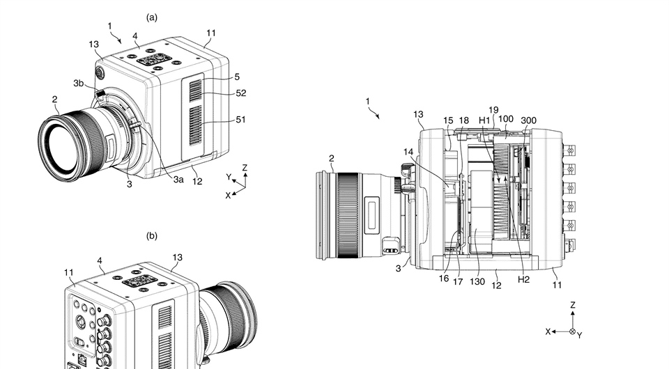 Canon Patent Application: Cooling a modular Canon CINI Camera