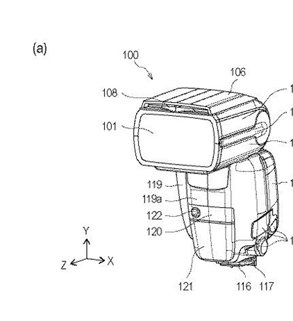 Canon Patent Application: High powered speedlite with cooling