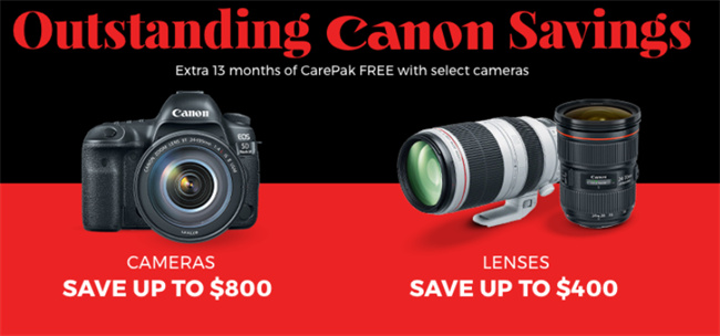 Canon Fall Savings have begun