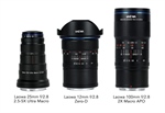 Venus Optics creates three RF mount lenses