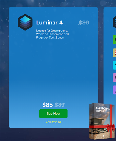 Luminar 4 sale almost over!