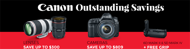 B&H Photo/Video - Thanksgiving sales on Canon gear