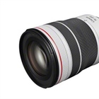 Images of the Canon RF 70-200 F4L IS USM "stubby" appear