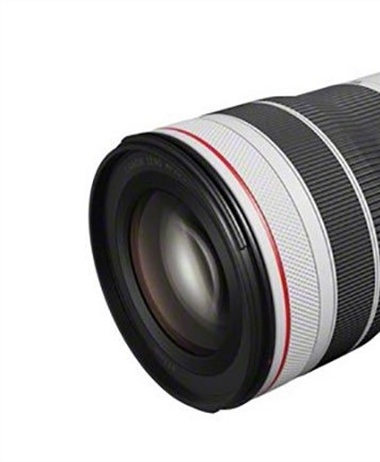 Images of the Canon RF 70-200 F4L IS USM "stubby" appear