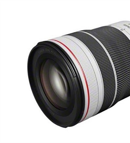 Images of the Canon RF 70-200 F4L IS USM "stubby" appear