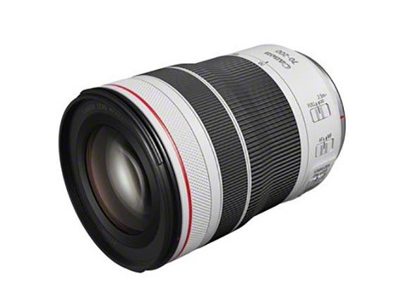 Images of the Canon RF 70-200 F4L IS USM "stubby" appear