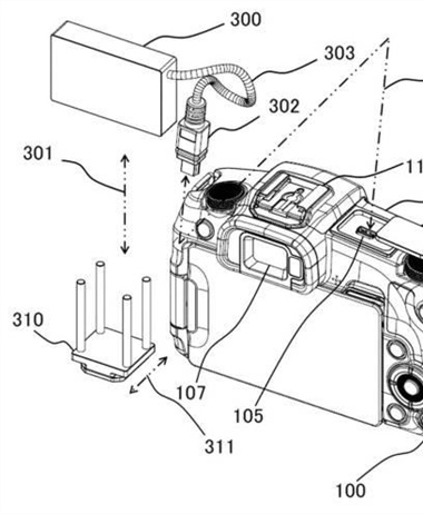 Canon Patent Application: Hotshoe mounted external USB devices