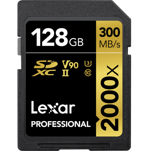 Deal of the Day: 128GB Professional 2000x UHS-II SDXC Memory Card - save $60