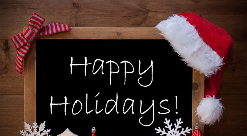 Wishing you Happy Holidays!