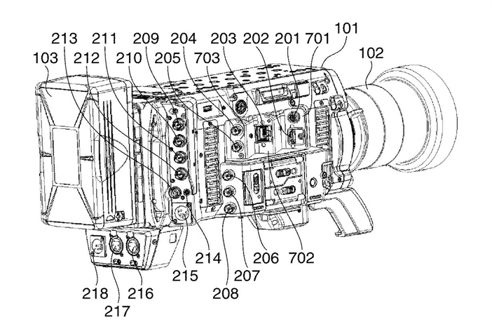 Canon Patent Application: New C700 Styled Video Camera Body