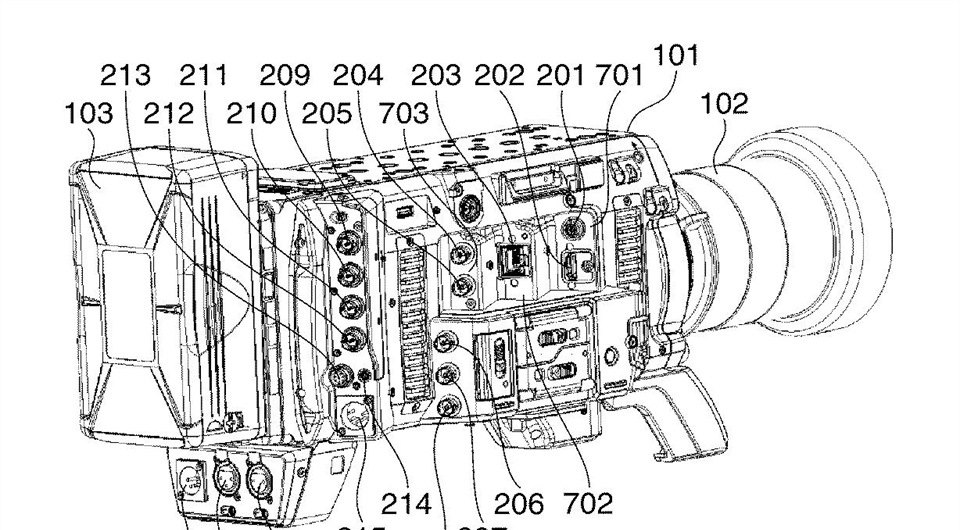 Canon Patent Application: New C700 Styled Video Camera Body