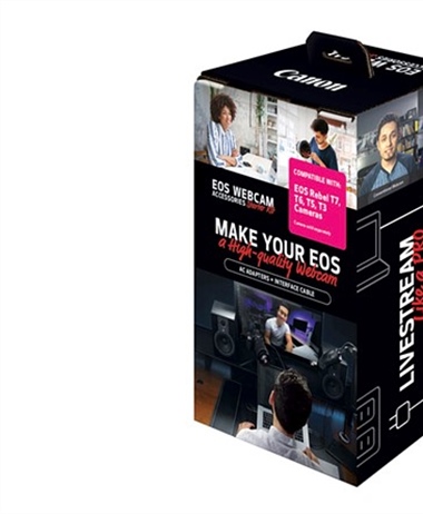 Canon releases webcam accessory kits