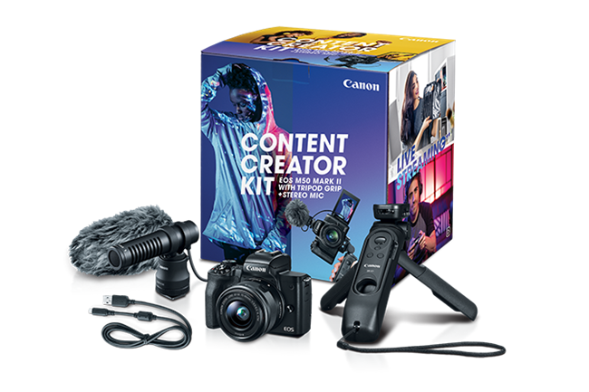 Canon releases the M50 Mark II content creators kit