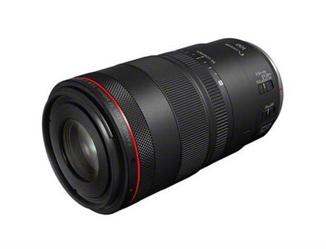 Images of the Canon RF 100mm F2.8L Macro IS USM appear