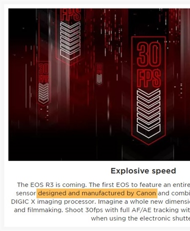 The Plot Thickens: Did Canon make the R3 sensor?