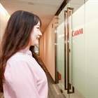 Canon using camera smile AI for work access