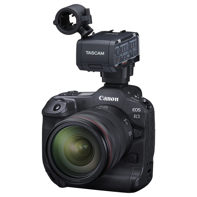 More Information on Canon's new hotshoe on the XF605 and R3