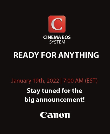 Canon teases a new Cinema camera - EOS R5C?