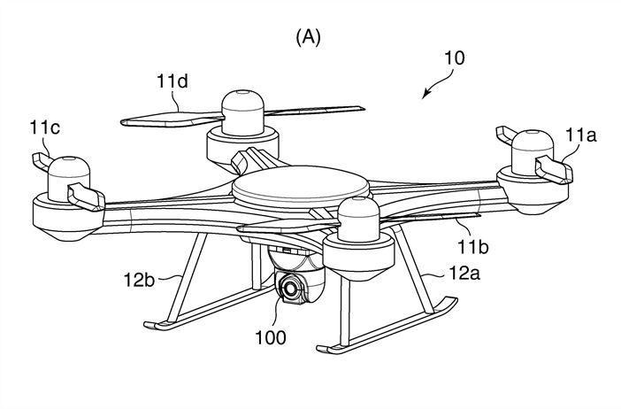 Canon Patent Application: Drone Camera Assembly