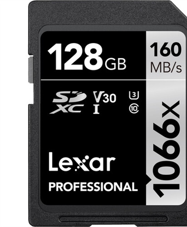 Deal: Lexar 128GB Professional 1066x UHS-I SDXC Memory Card