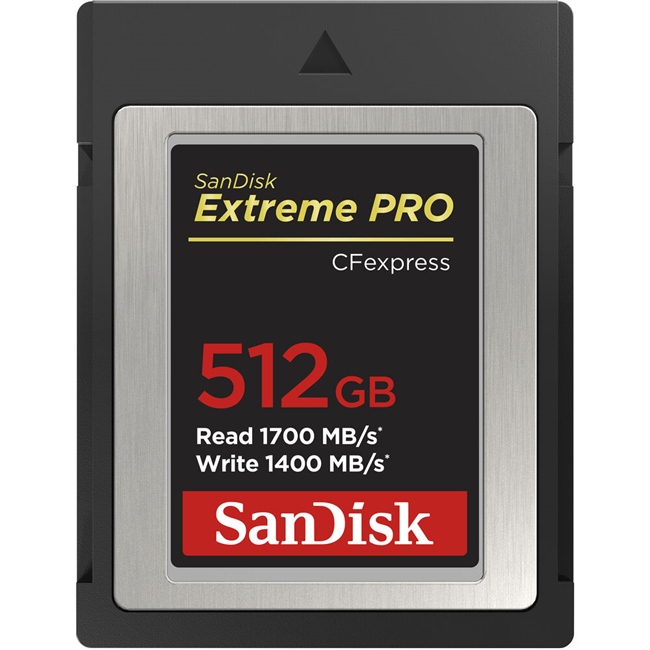 Deal: Sandisk 512GB Extreme PRO CFexpress Card Type B