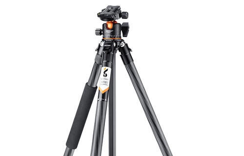 K&F Concept Professional Carbon Fiber Tripod with Monopod & Ball Head