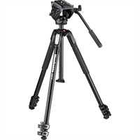 Manfrotto MVK500190X3 MT190X3 Tripod with MVH500AH Fluid Head Kit – Now Only $179.95 (Save $205!)