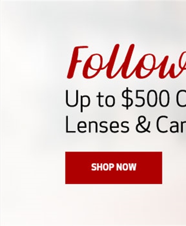 Canon USA Store Valentine's Day promotion
