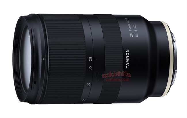 Tamron 28-75mm Di II RXD lens image leaked