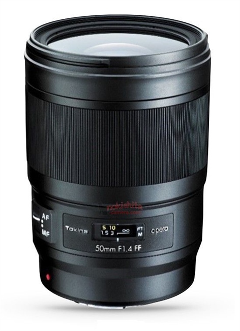 Tokina to announce opera 50 mm F1.4 full frame lens for Canon EF mount