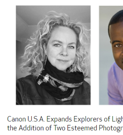 Canon USA announces two more explorers of light