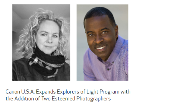 Canon USA announces two more explorers of light