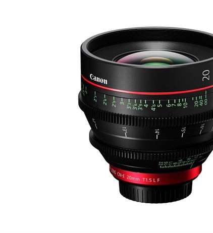 Canon announces the CN-E20mm T1.5 L F lens