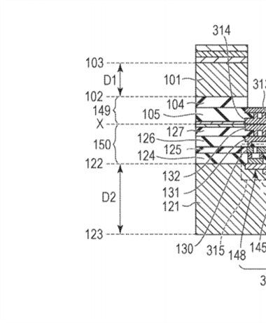 Canon Patent Application: Stacked Sensor Patent