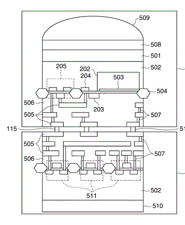 Canon patent application: Sensor stack with self contained memory