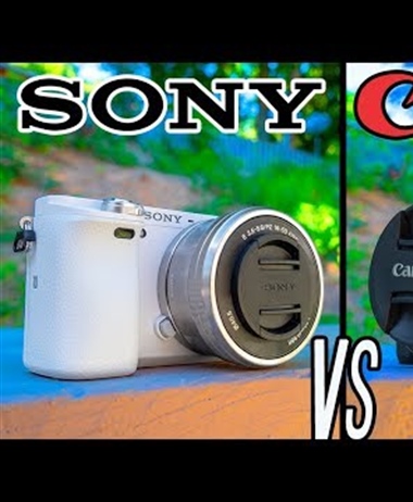 Video Review the Canon M50 against the A6000 - the budget creator...
