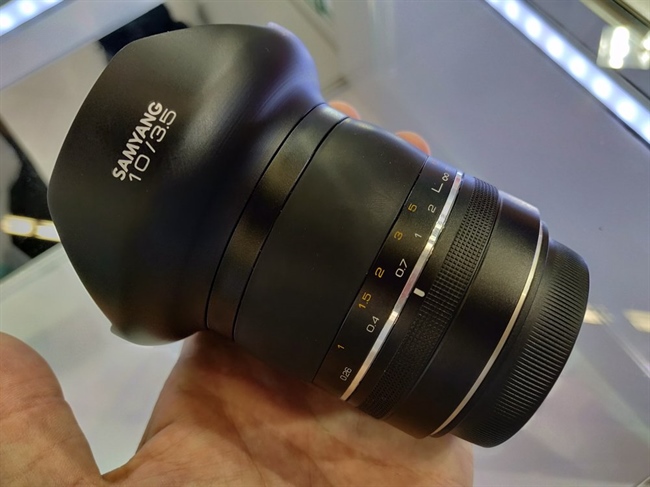 New Samyang 10mm 3.5 on display at Photokina