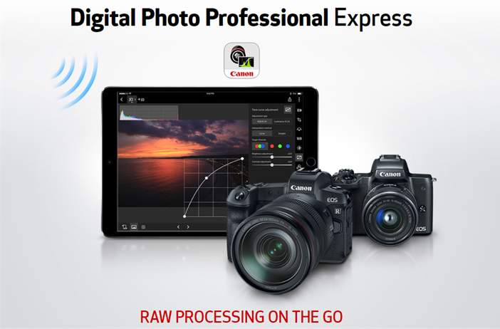 Canon Digital Photo Professional Express now available for iPads
